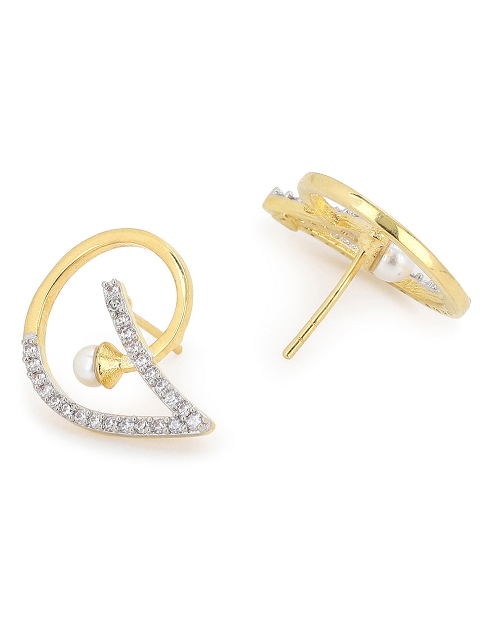 Women's Gold Plated Brass Earrings - Voylla
