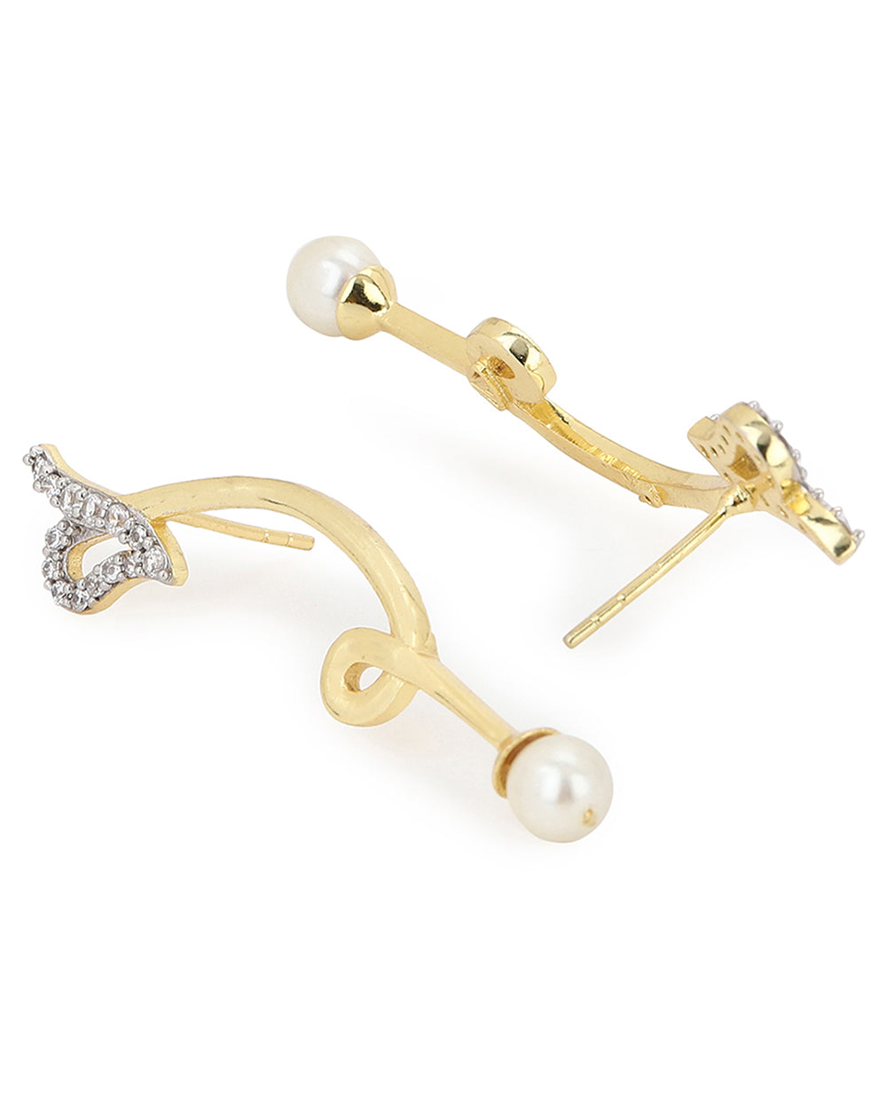 Women's Rose Gold Plated Brass Earring - Voylla