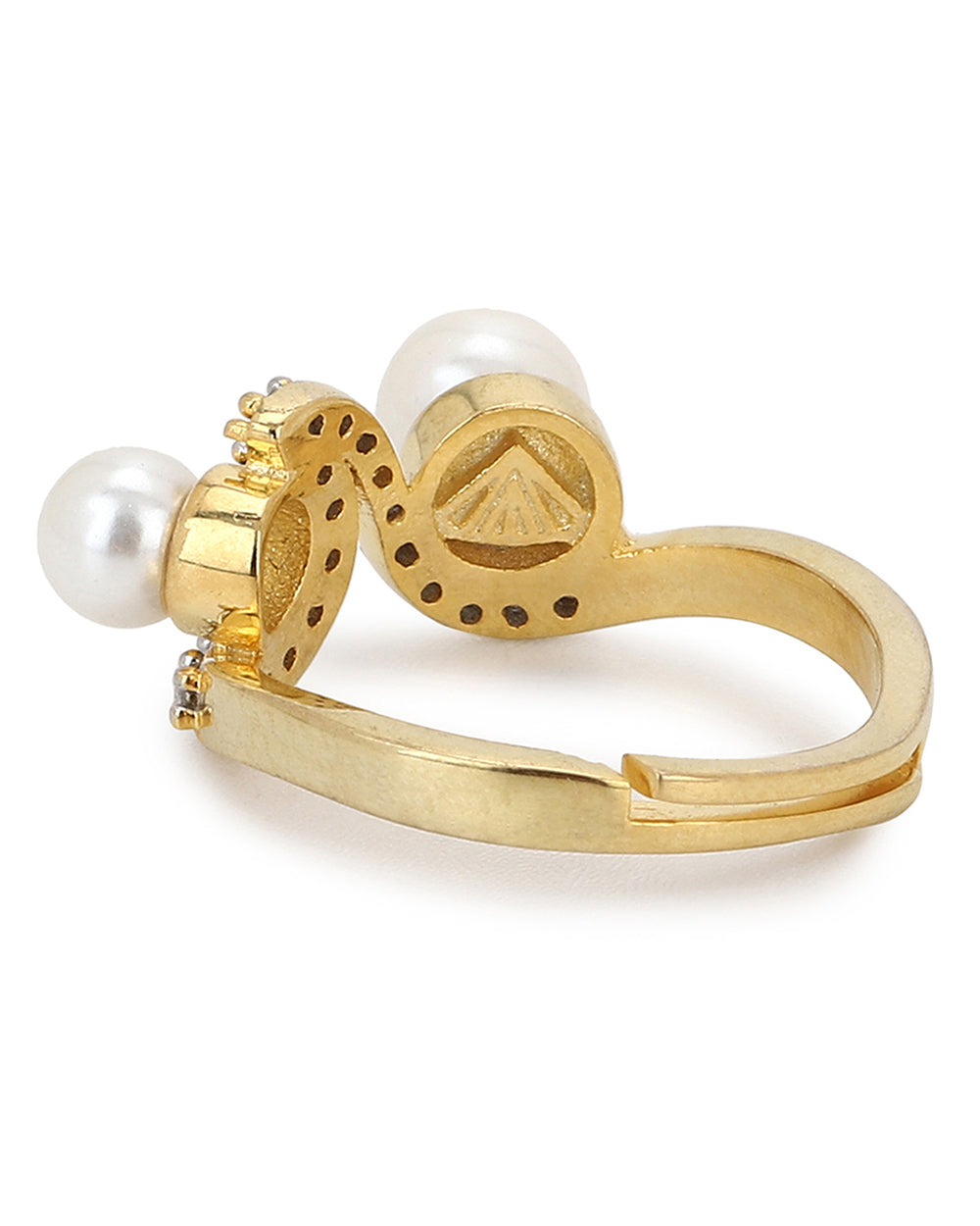 Women's Voylla Gold Brass Rings - Voylla