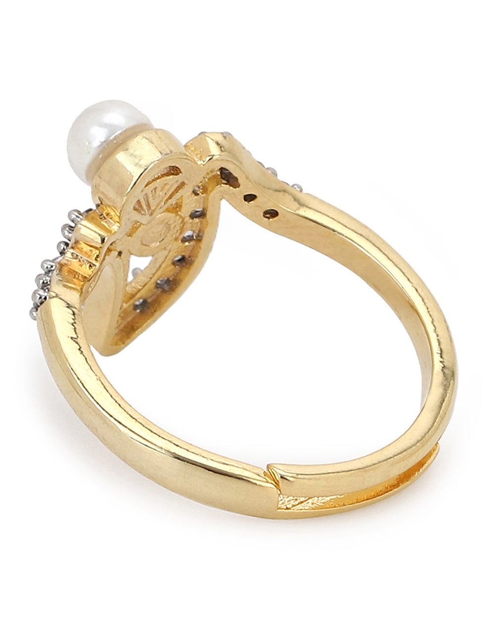 Women's Voylla Gold Brass Rings - Voylla