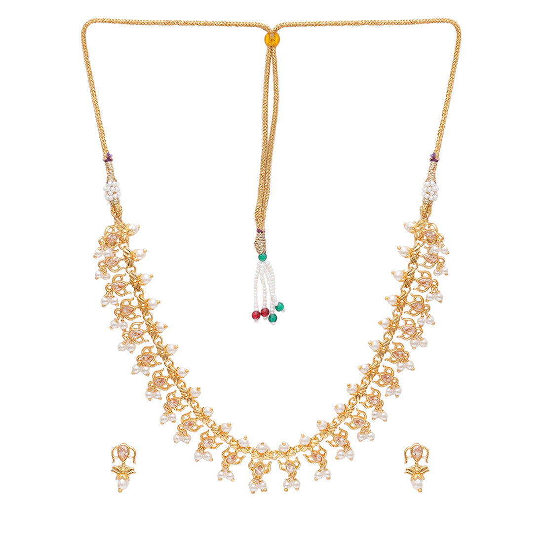 Women's Apsara Antique Inspired Jewellery Set - Voylla