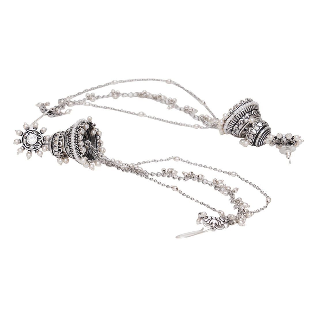 Women's Apsara Faux Pearls Earrings - Voylla