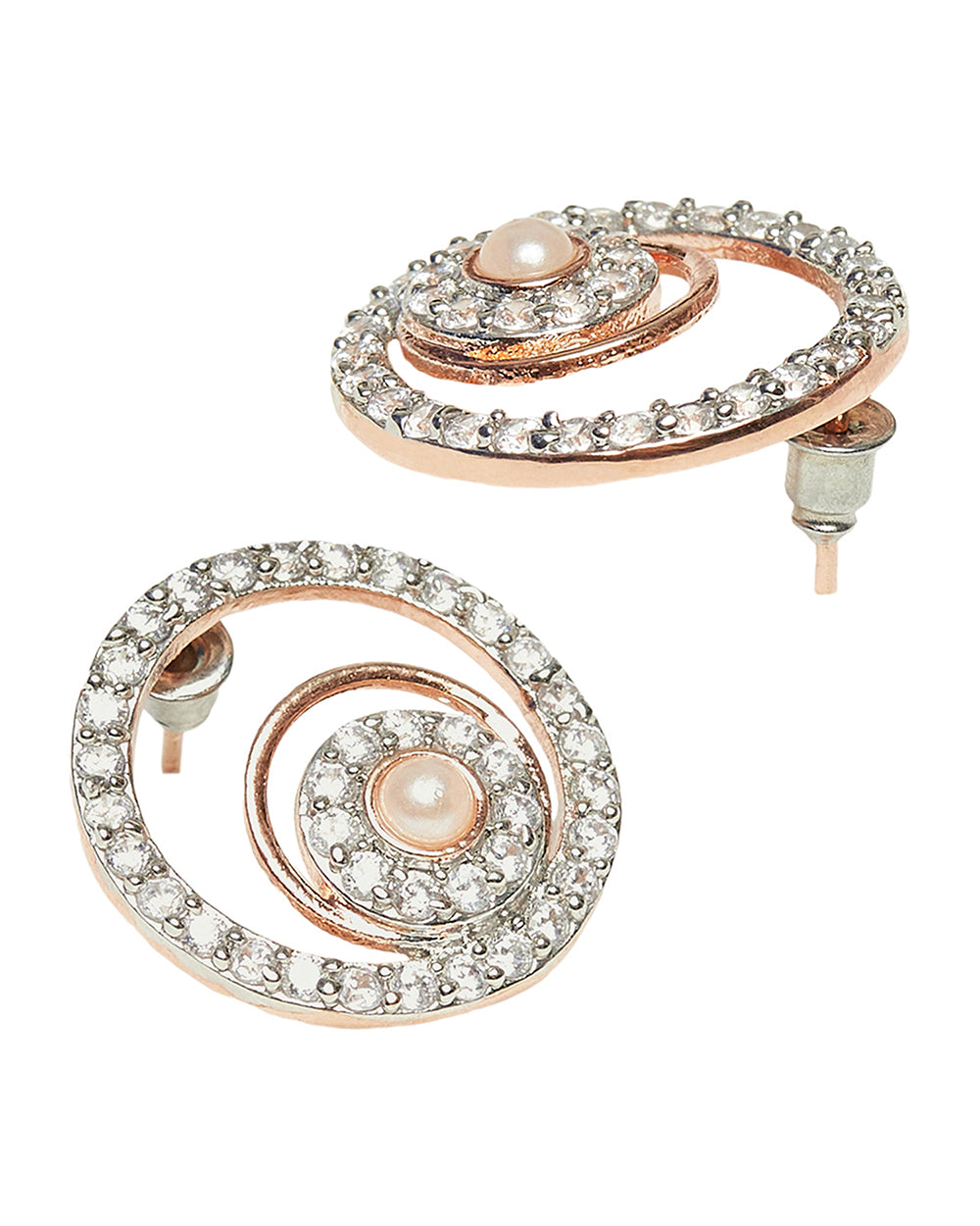 Women's Pearly Whites Designer Statement Earrings - Voylla
