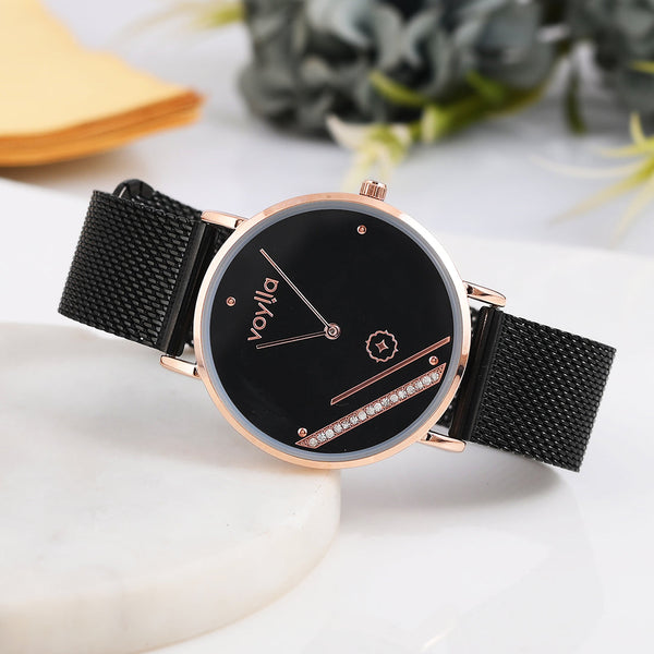 Buy Voylla Green Dial Leather Bracelet Style Straps Analogue Quartz  Movement Ladies Watch for Women and Girls at Amazon.in