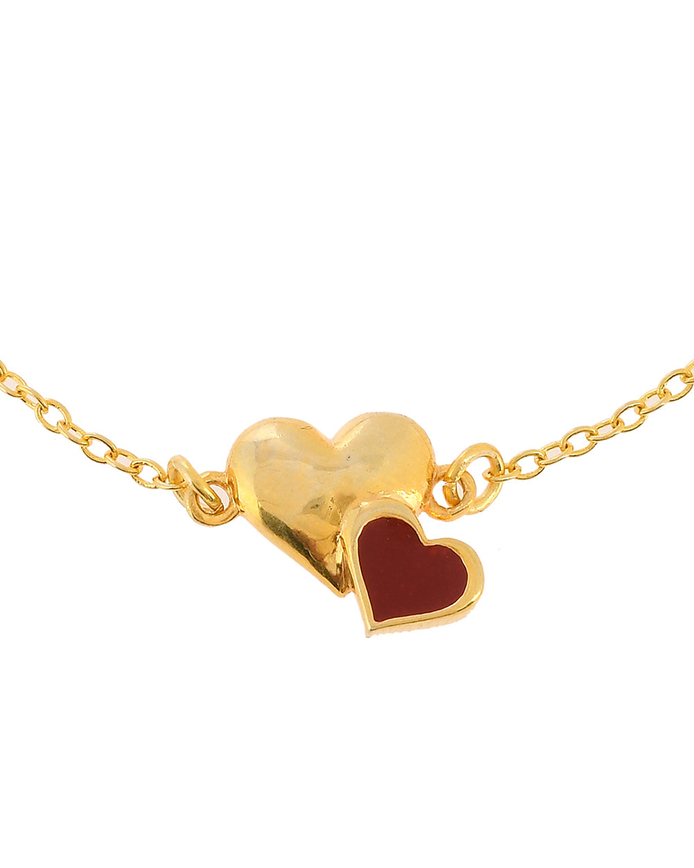 Women's Bonded Hearts Bracelet - Voylla