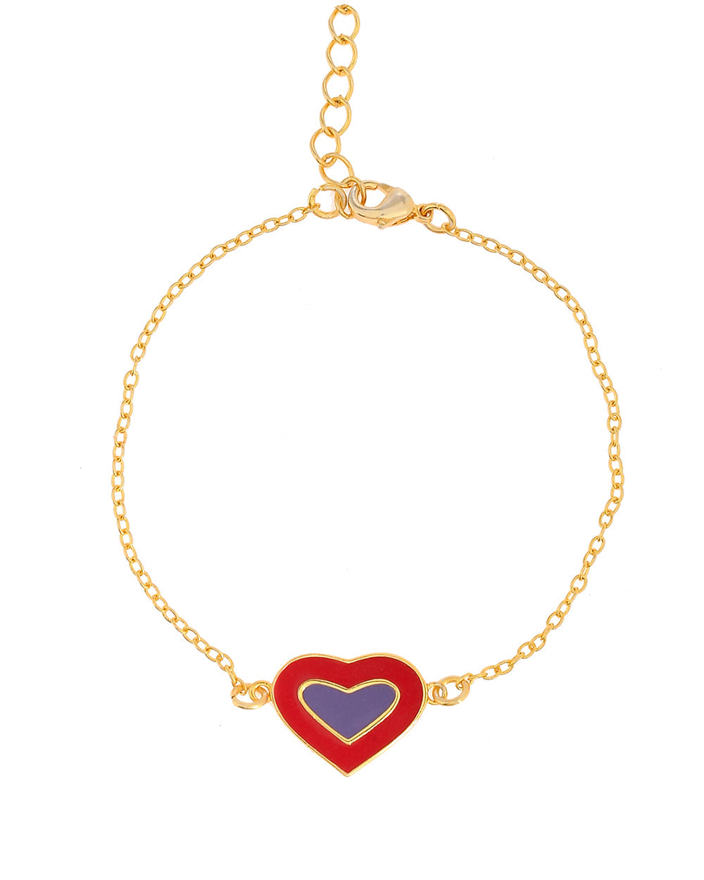 Women's Playful Layered Hearts Bracelet - Voylla