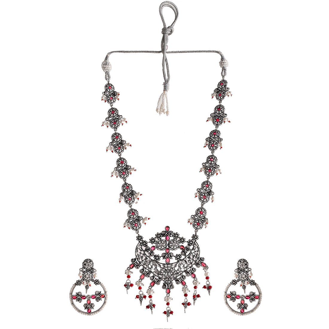 Women's Abharan Opulent Ethnic Jewellery Set - Voylla