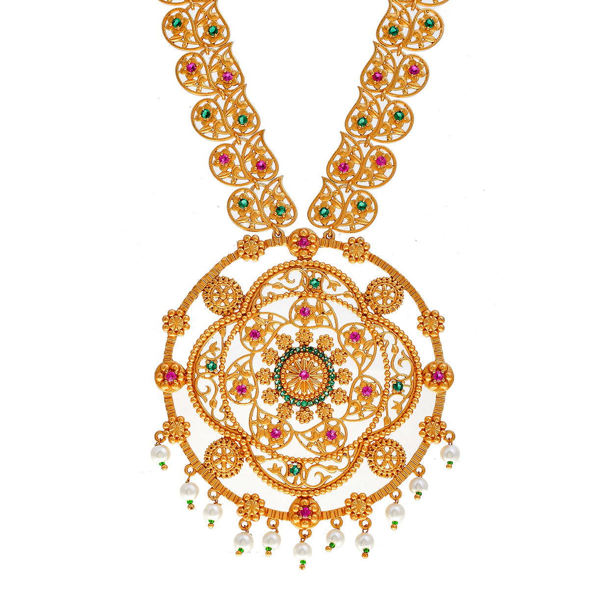 Women's Bela Royal Long Necklace Set - Voylla