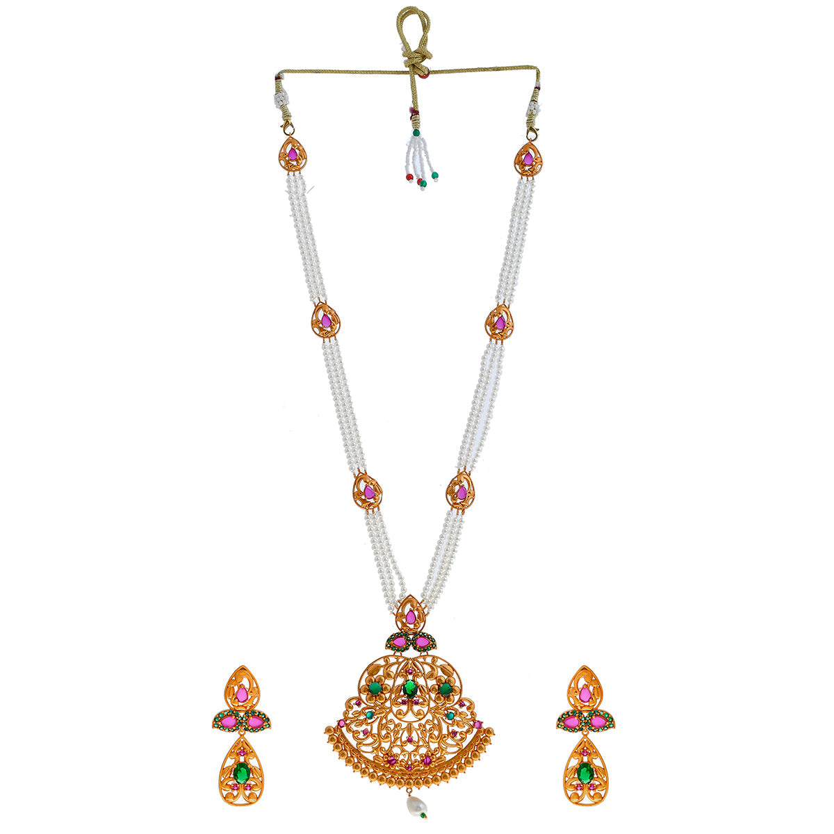 Women's Bela Traditional Necklace Set - Voylla