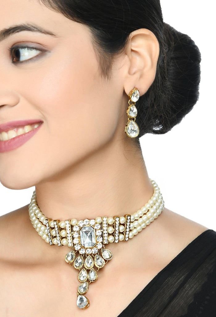 Trendia Latest Design Necklace Set Mangal