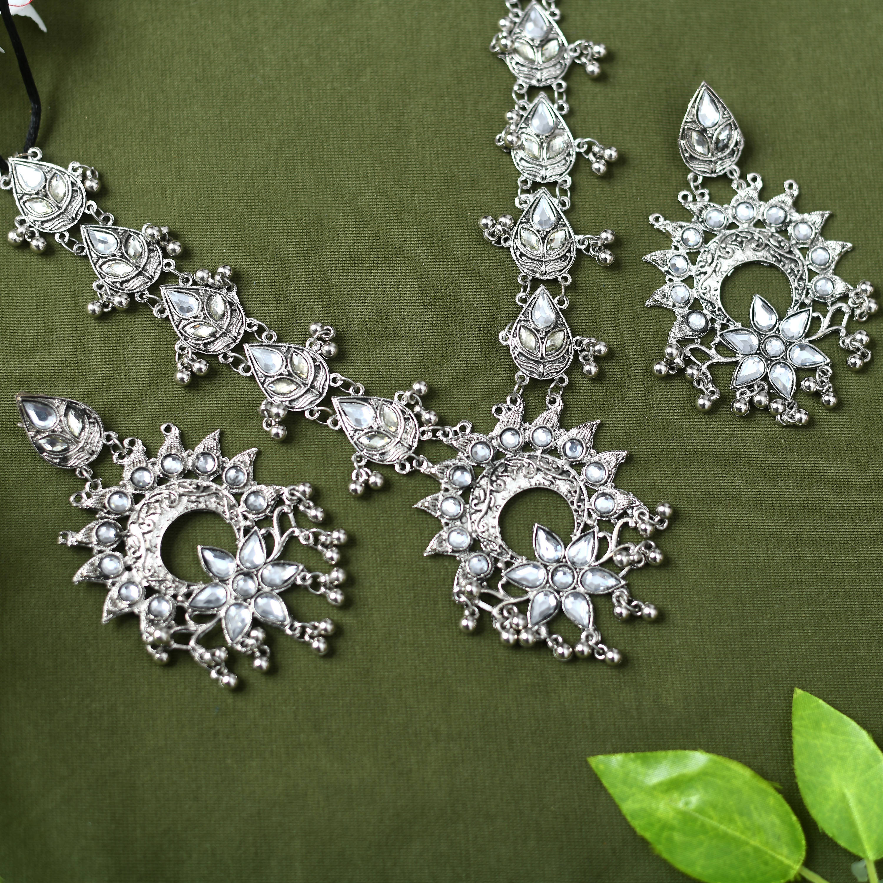 Kamal Johar Traditional Madwadi Design Necklace Set Mangalsutra Jkms_085