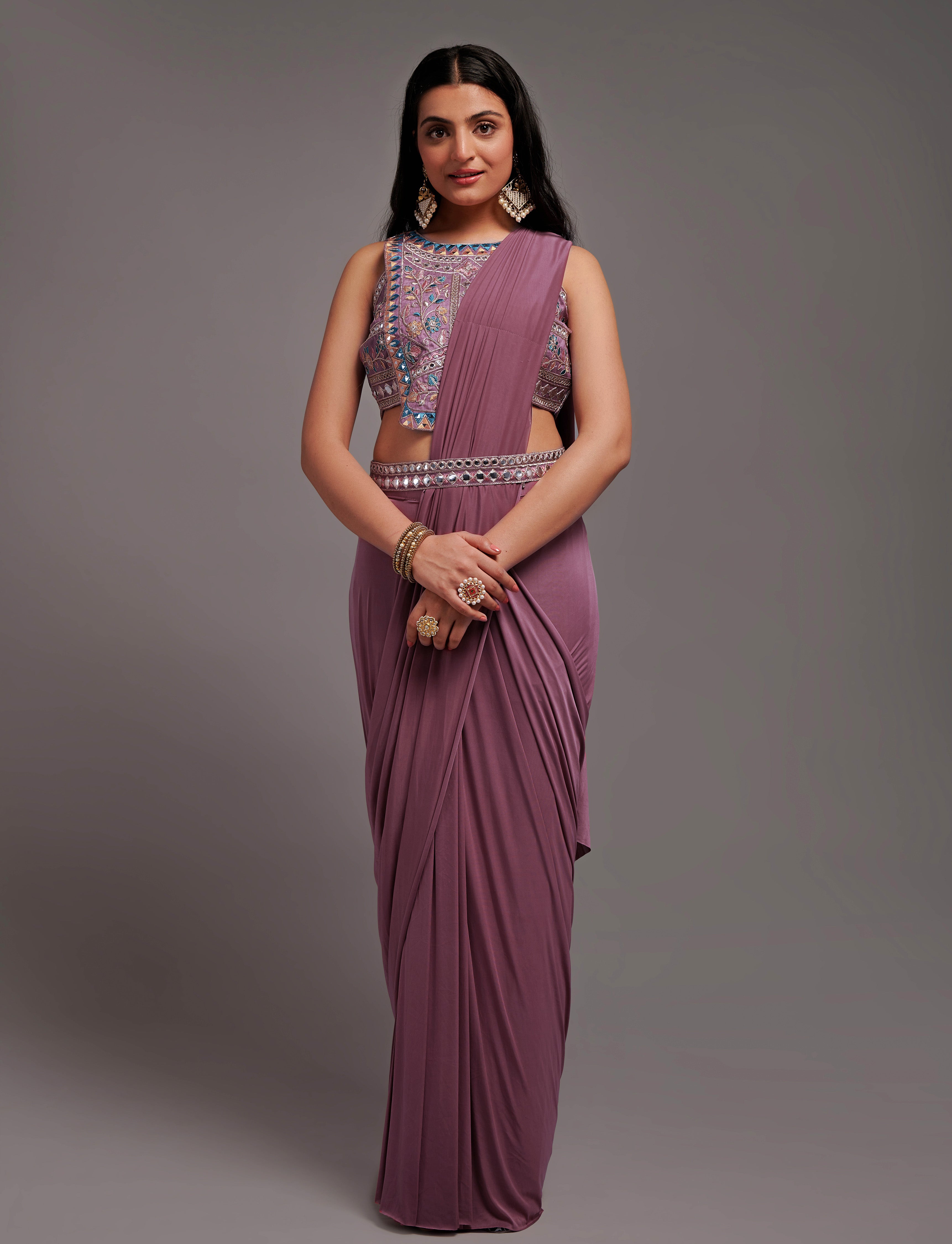 Women's Ready To Wear Designer Saree Collection - Dwija Fashion
