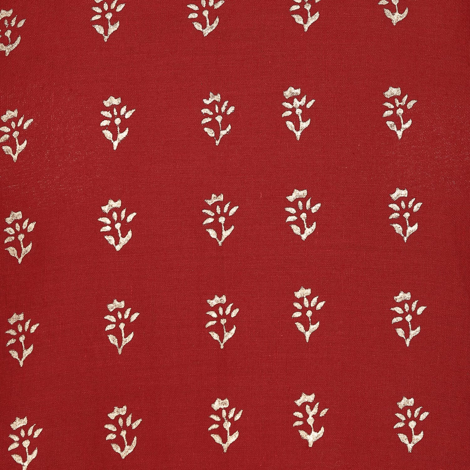 Women's Maroon Cotton Printed Straight Kurti With Block Print - Wahe-Noor