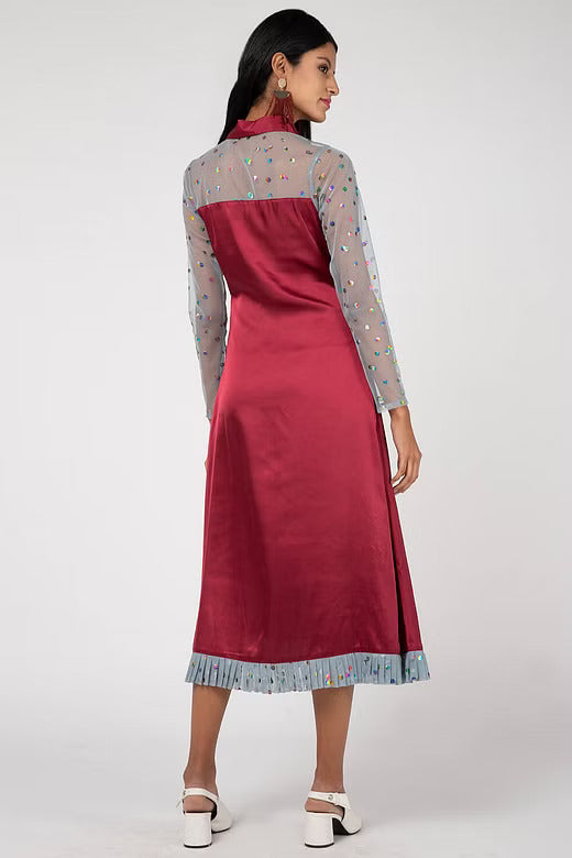 Women's Satin Bling Dress