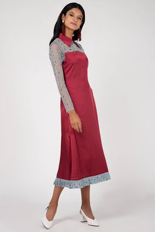 Women's Satin Bling Dress