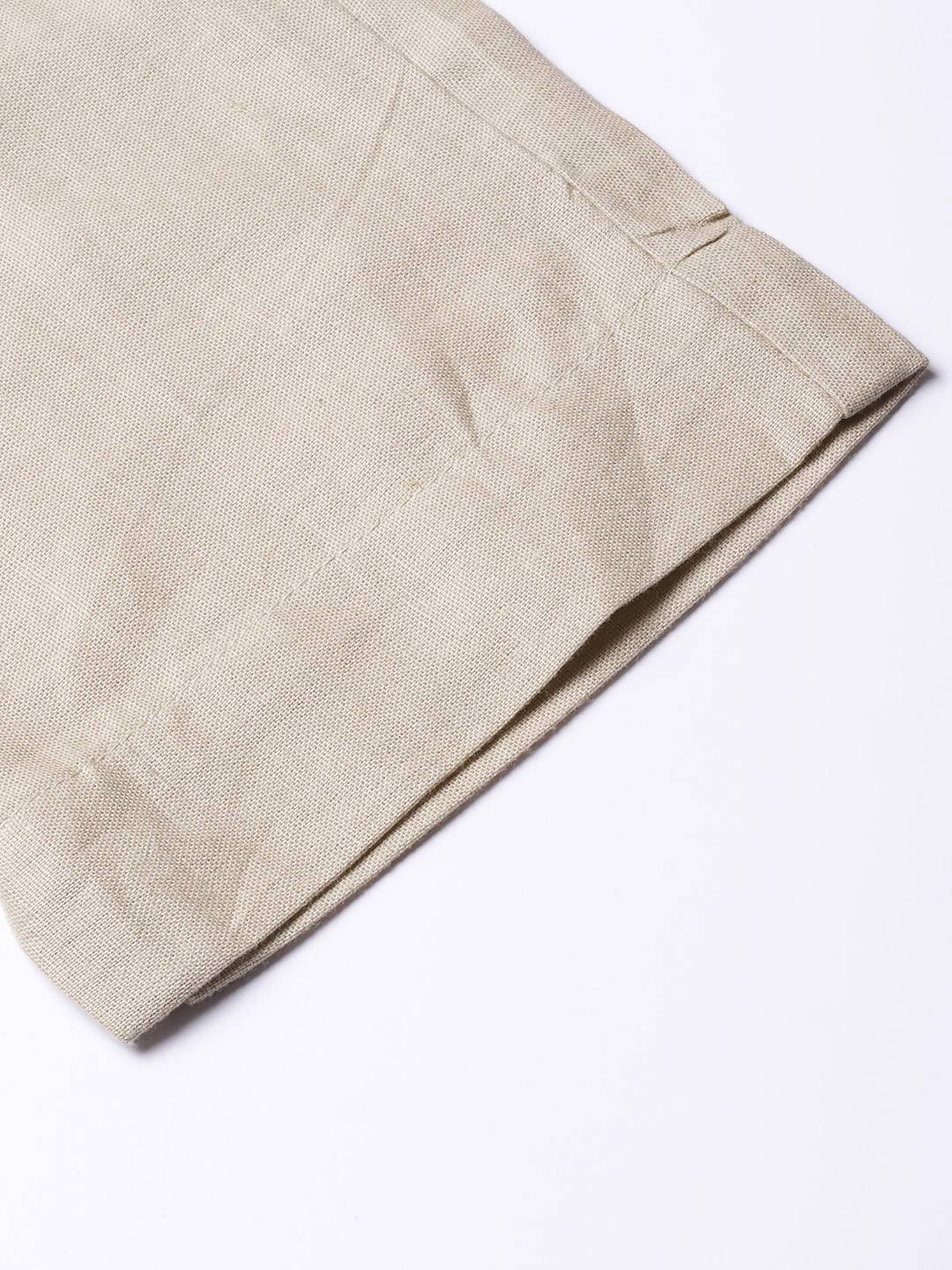 Women's Sandgrey Cotton Solid Straight Pants - Juniper