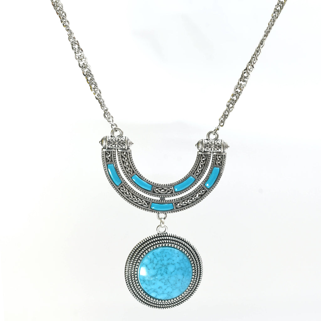 Kamal Johar Silver-Plated Rajwadi Design Necklace with Ear