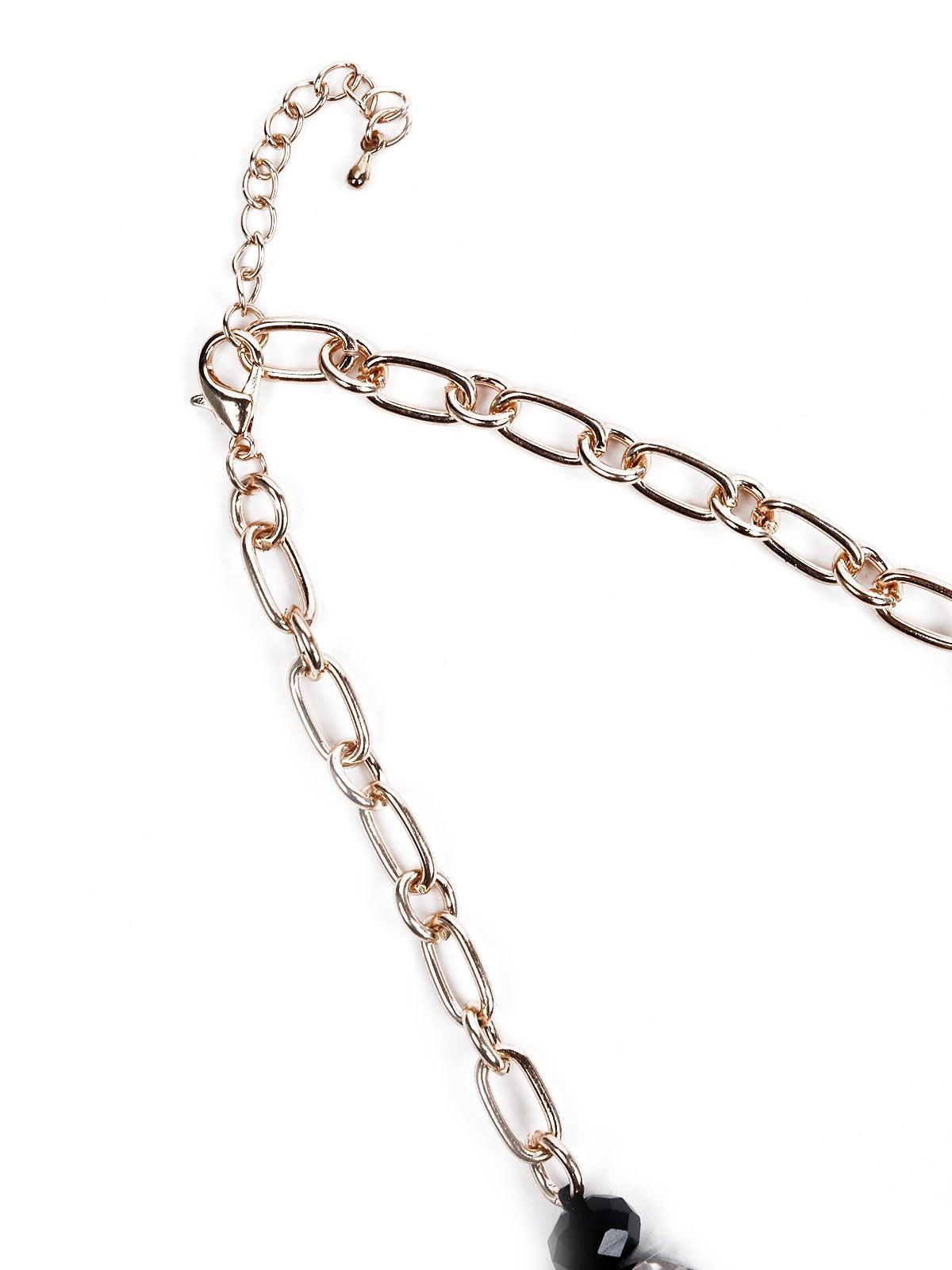 Women's Amethyst Coloured Crystal Necklace - Odette