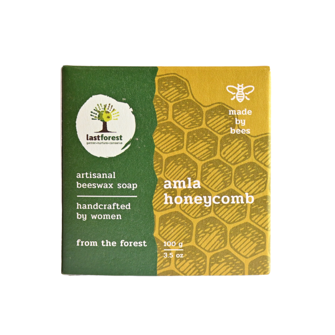 Artisanal Handmade 'Honeycomb' Beeswax Soap – Amla - Last Forest