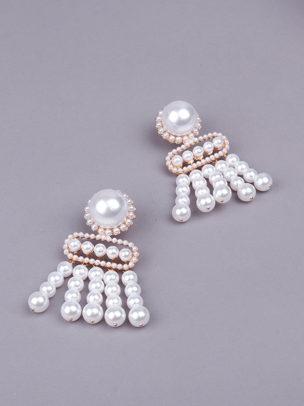 Women's Artificial Pearl Drop Earrings - Odette