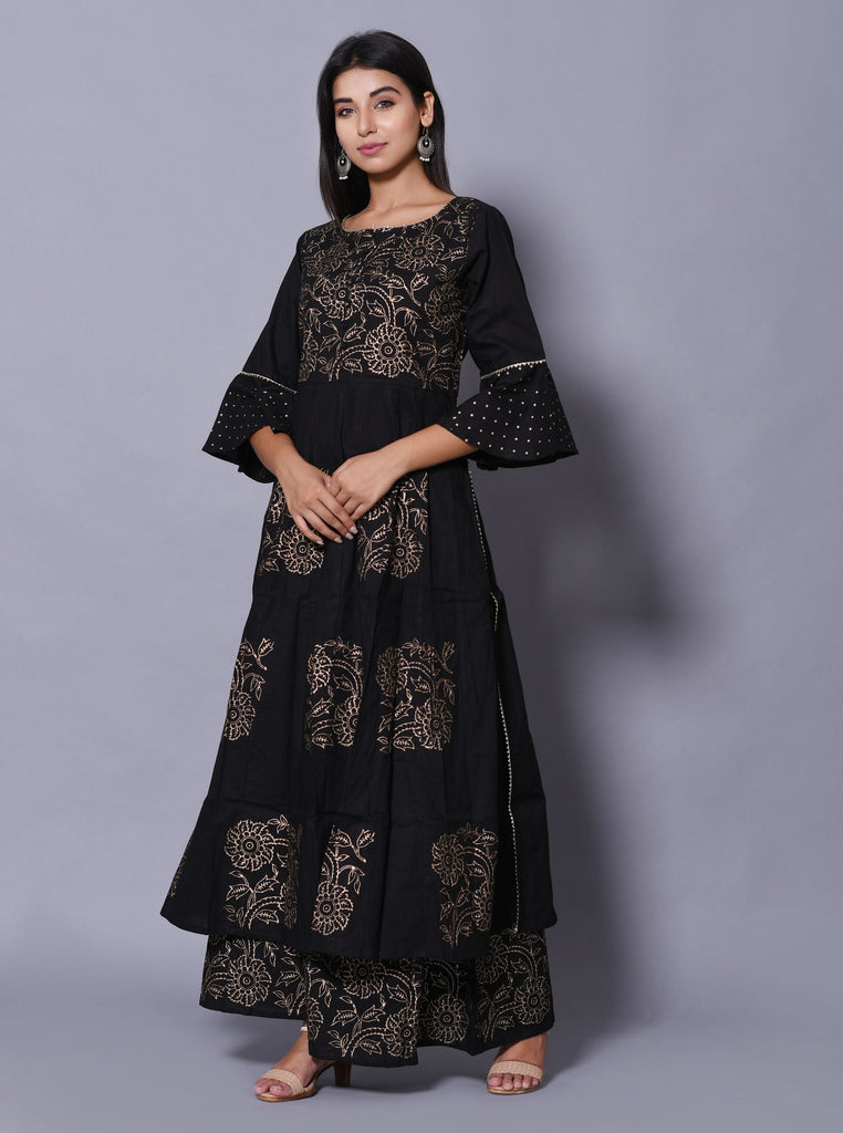 Women's Anarkali Kurta Palazzo Set (2Pc Set)