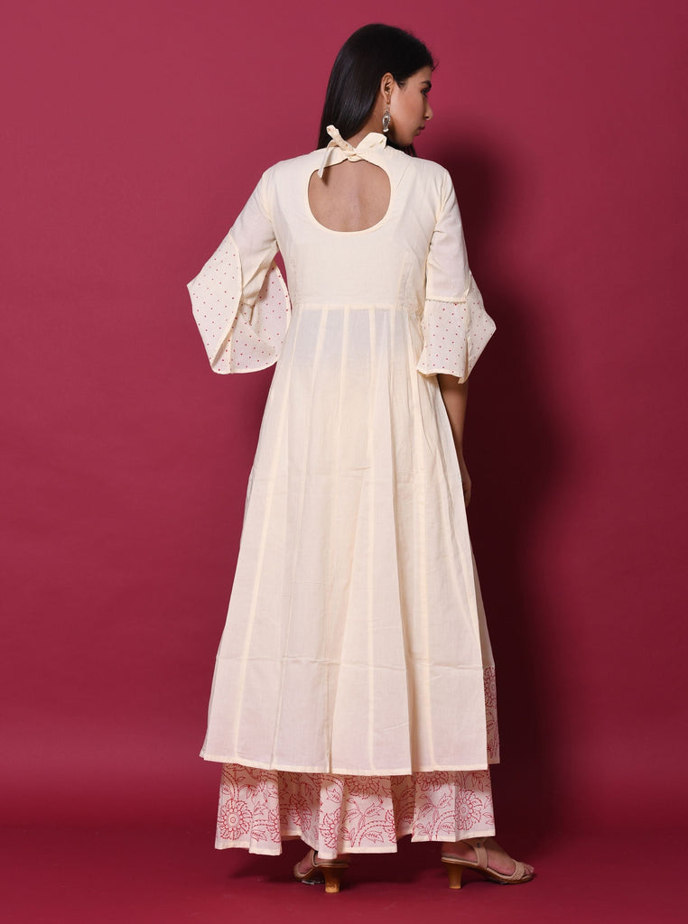 Women's Anarkali Kurta Palazzo Set (2Pc Set)