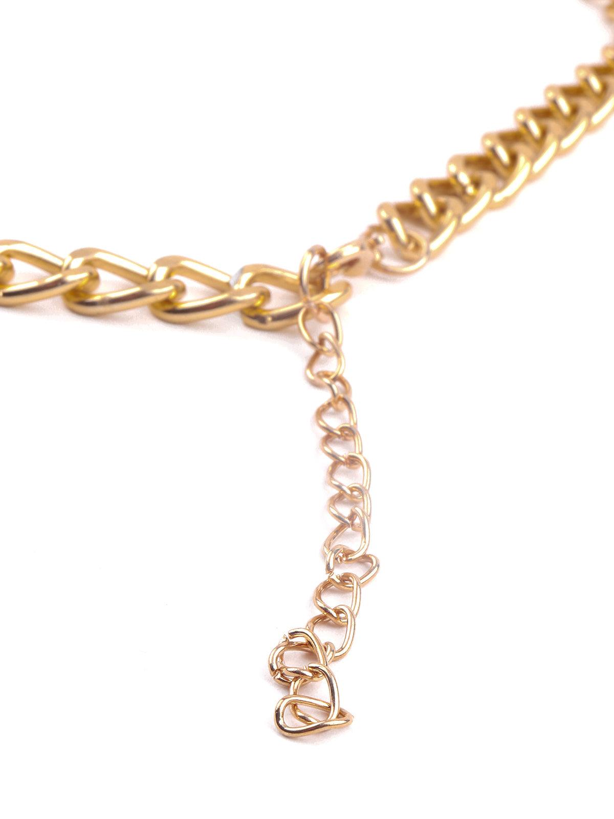 Women's Awesome Gold-Tone Exclusive Body Chain For Women - Odette