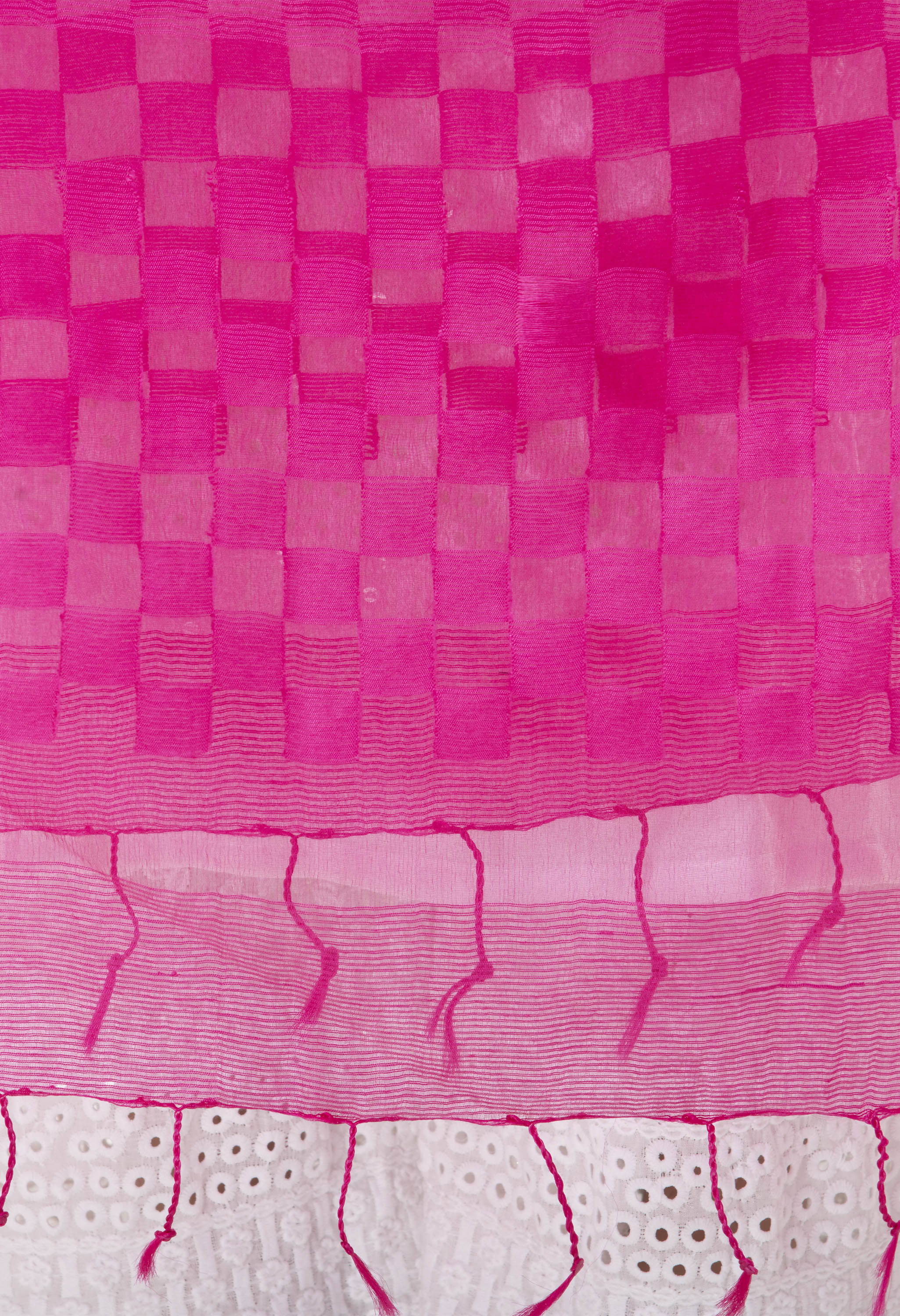 Women's Buta Cut Design Pink Colour Dupatta Mfd0041 - Moeza