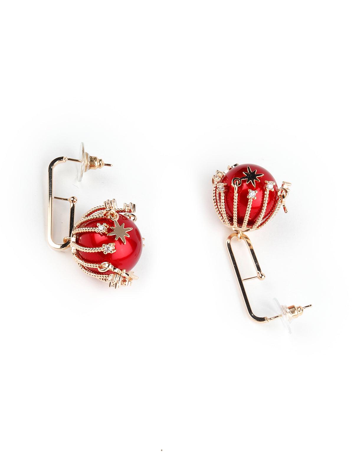 Women's Cherry Twinkle Dangling Earrings - Odette