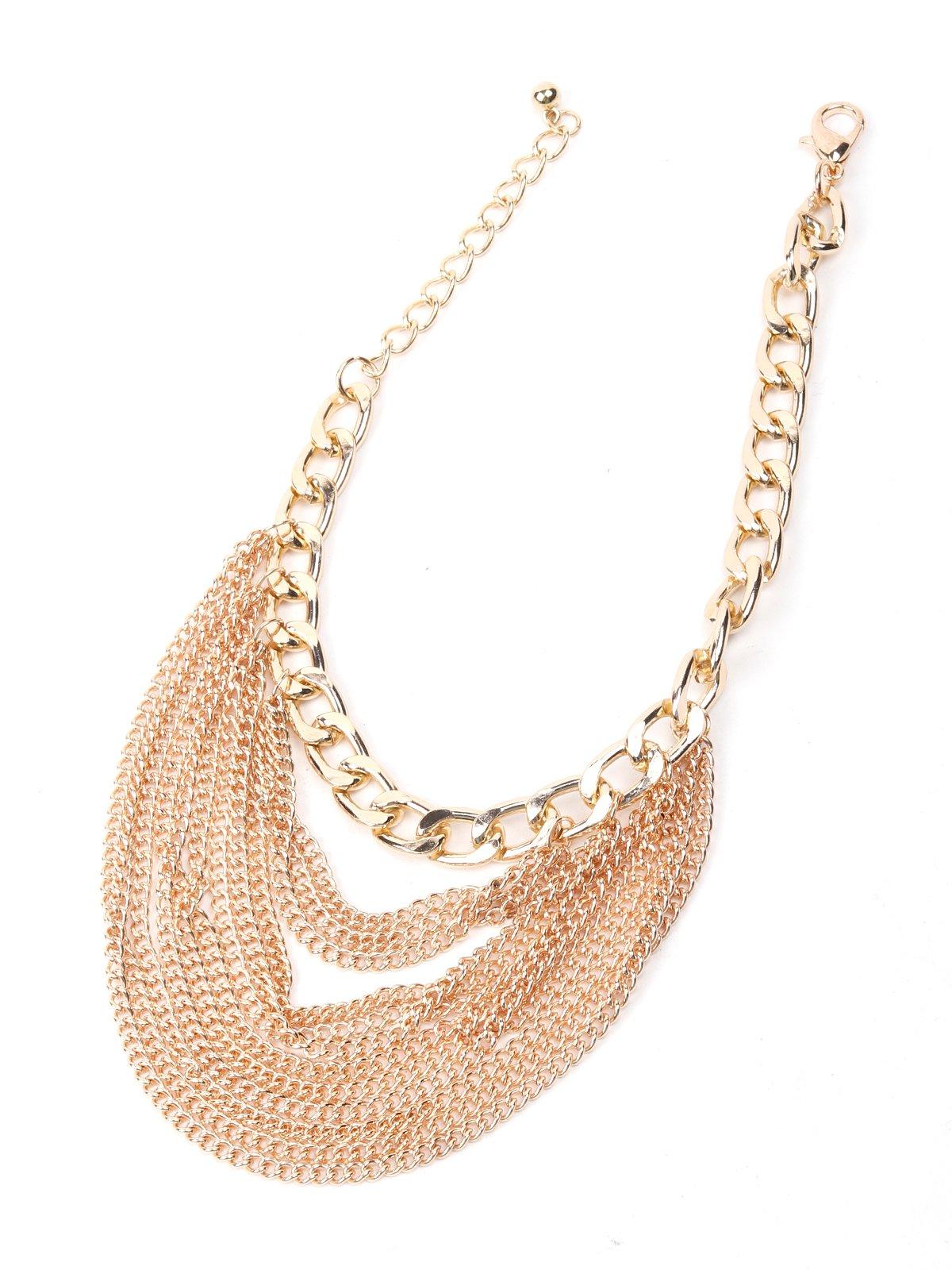 Women's Chunky Gold Tone Necklace - Odette