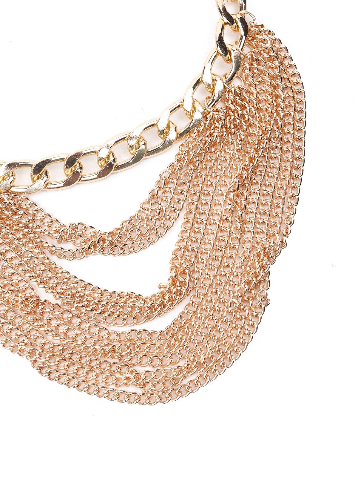 Women's Chunky Gold Tone Necklace - Odette
