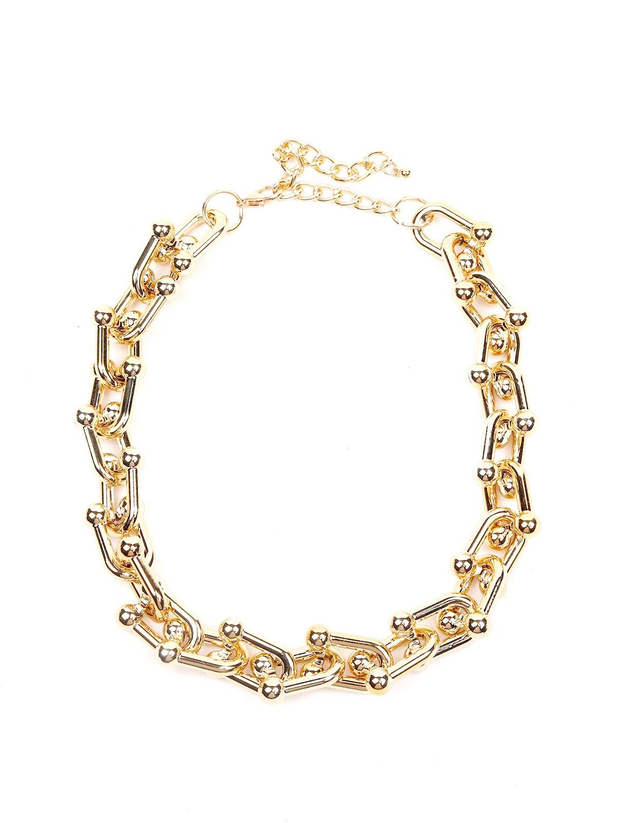 Women's Classic Gold Interlinked Chain - Odette