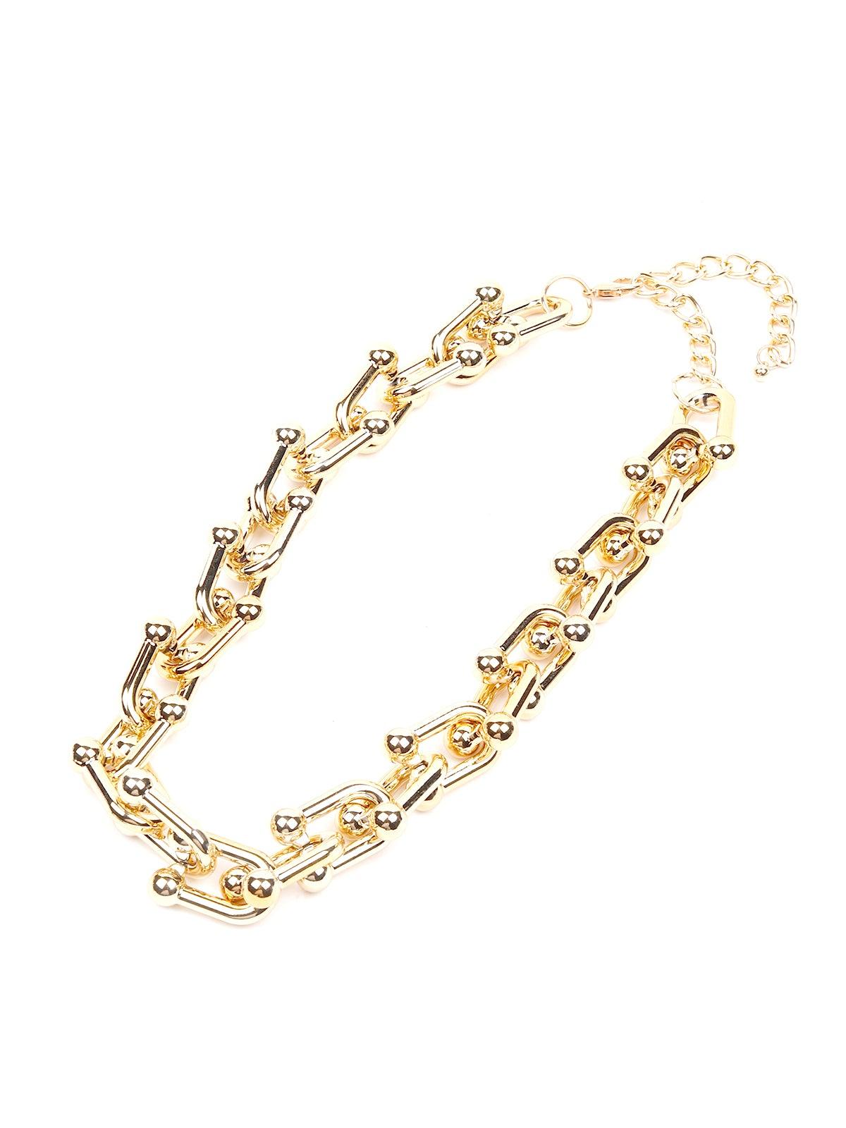 Women's Classic Gold Interlinked Chain - Odette