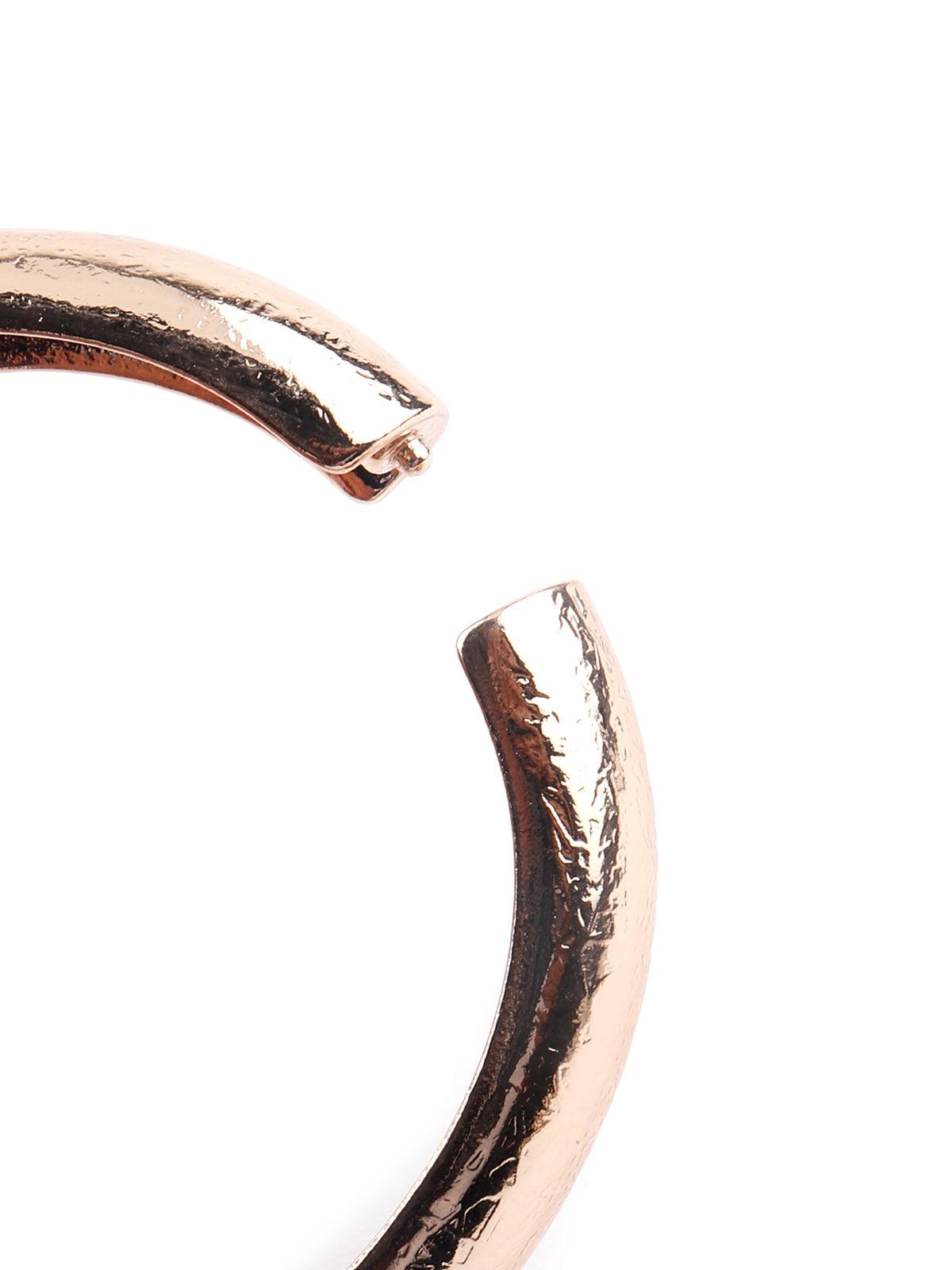 Women's Classic Gold-Tone Textured Bracelet - Odette