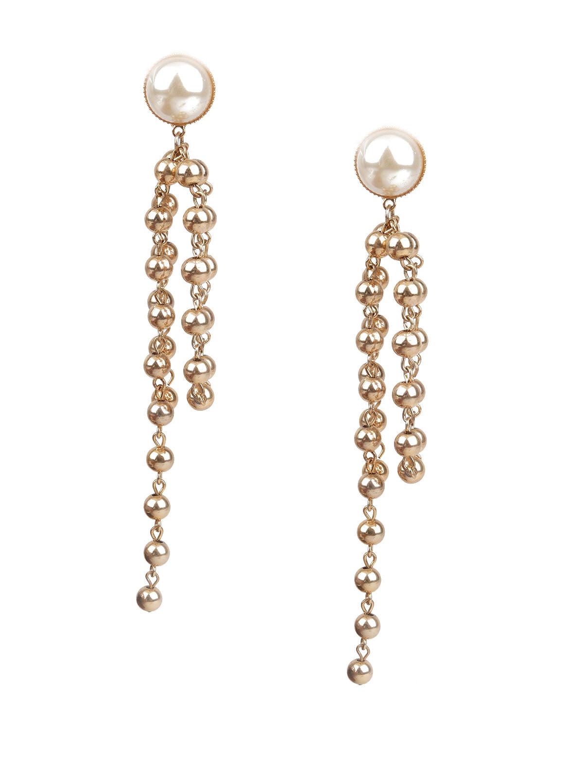 Women's Sunshine Gold Dangle Earrings - Odette
