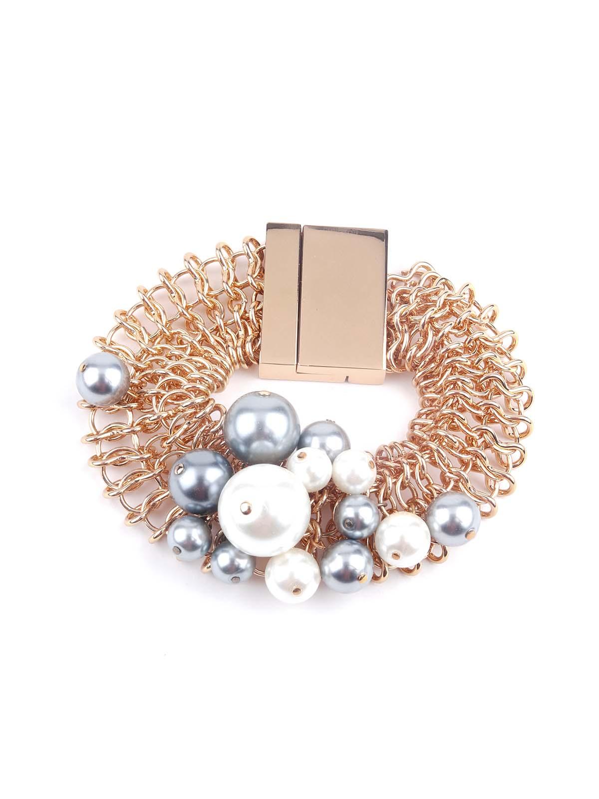 Women's Designer Gold Embellished Necklace Set - Odette
