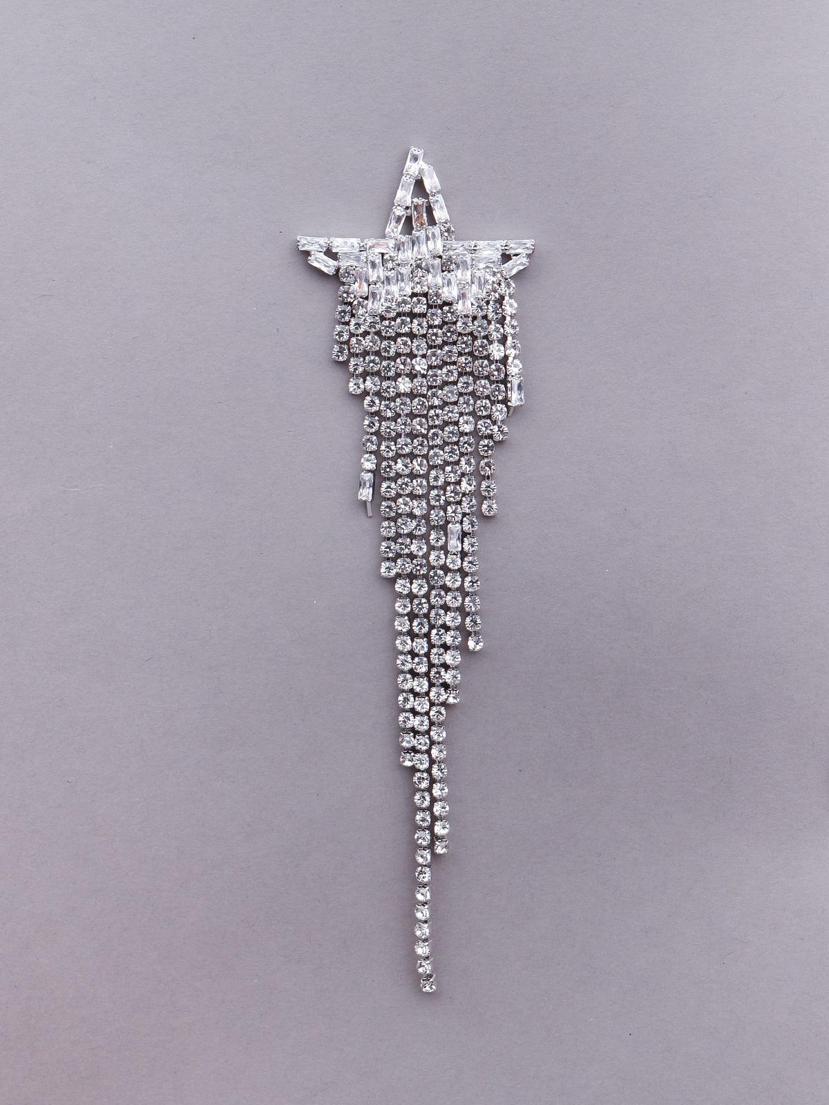 Women's Diamantã© Crystal Tassel Drop Earrings - Odette