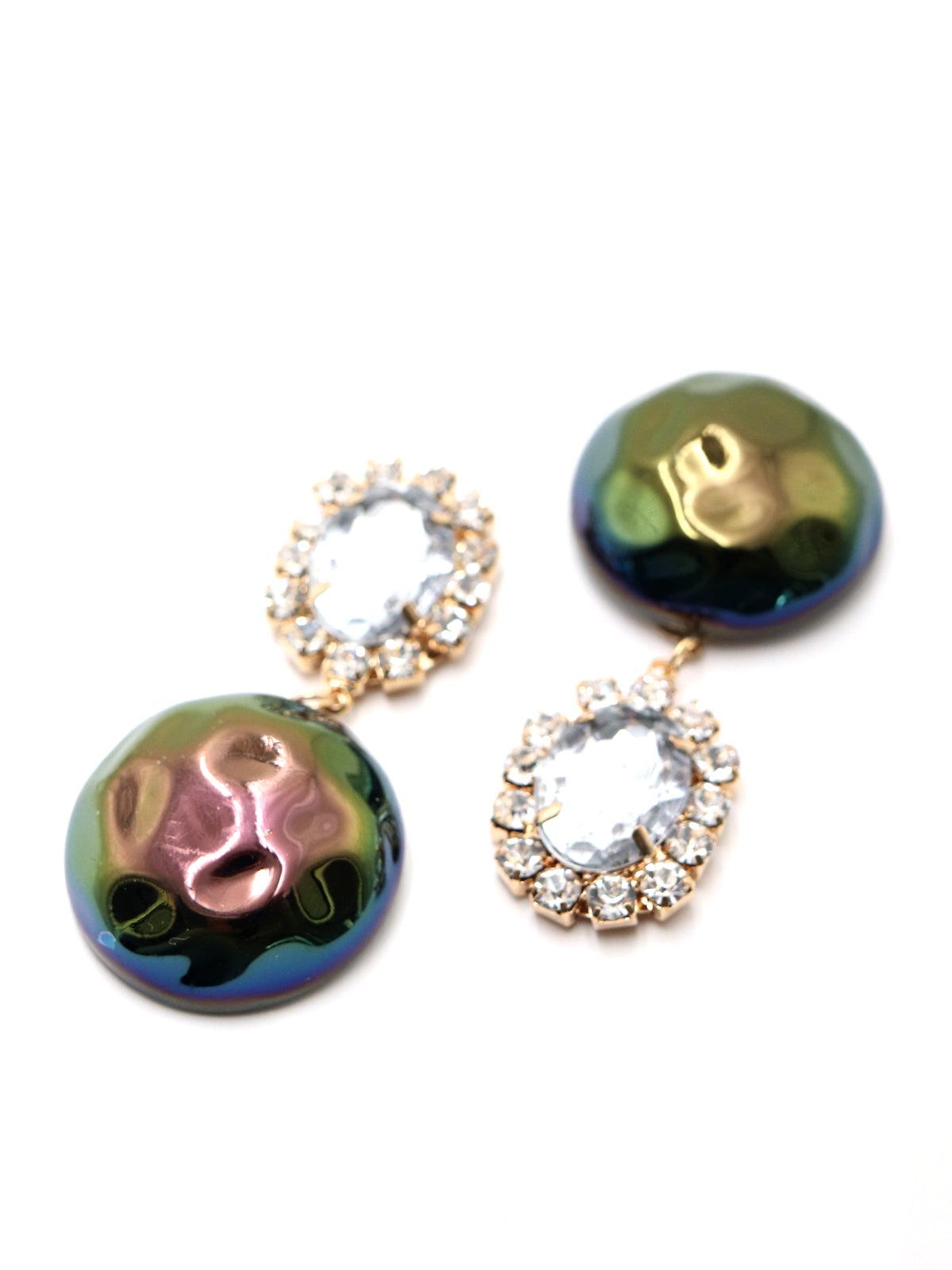 Women's Double-Shaded Dangle Earrings - Odette