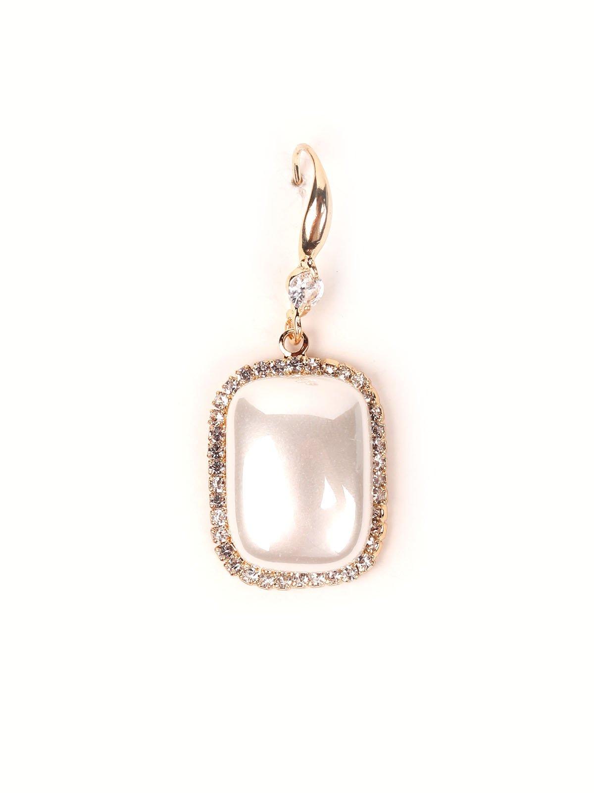 Women's Elegant Crystal Stone Drop Earrings -Gold - Odette