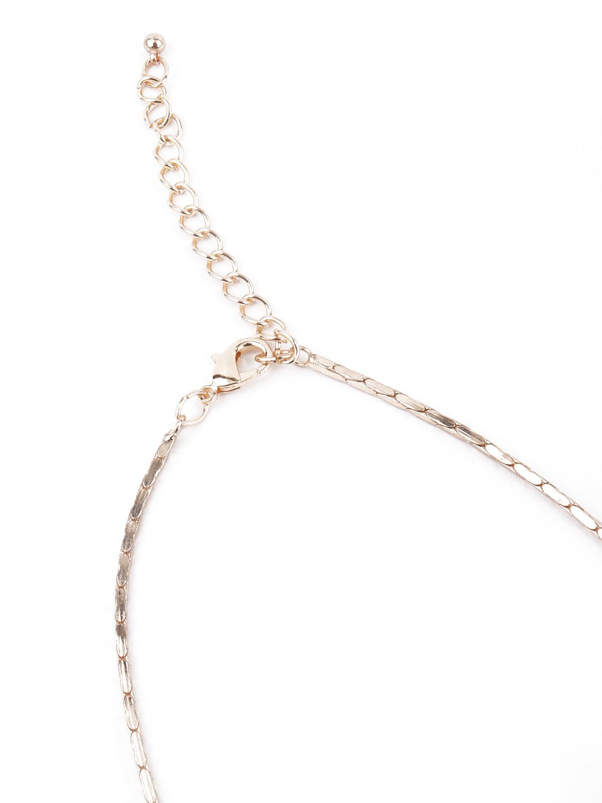 Women's Elegant Gold Pendant Boho Necklace - Odette