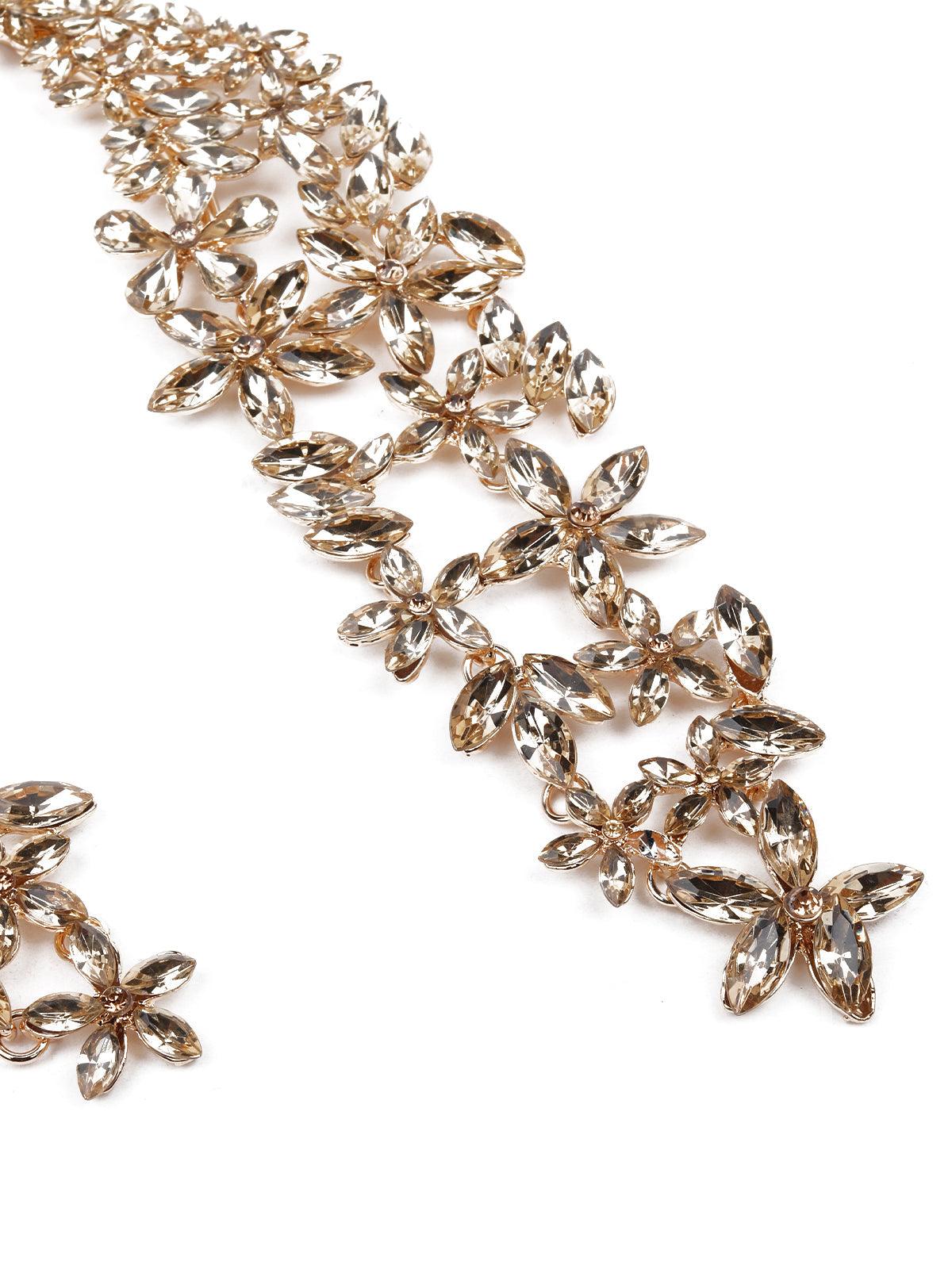 Women's Exquisite Crystal-Embellished Necklace - Odette