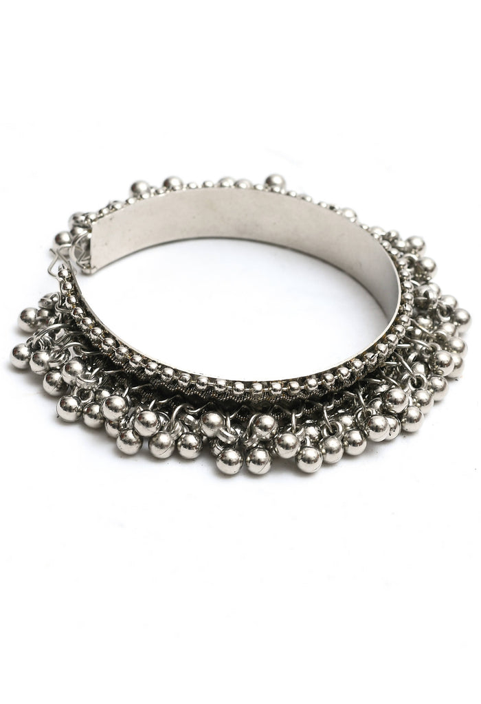 Johar Kamal Trendy Oxidized Ghungru Design Bracelets