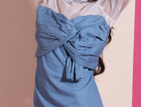 Women's Frilled Denimanza Dress