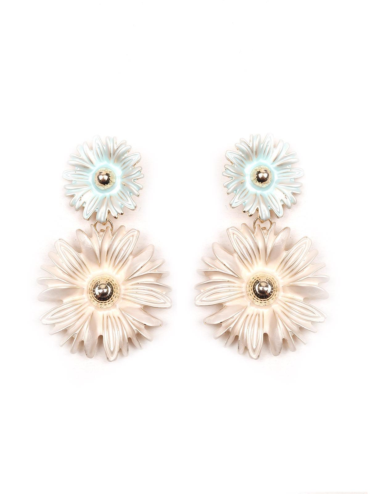 Women's Floral Statement Earrings For Women - Odette