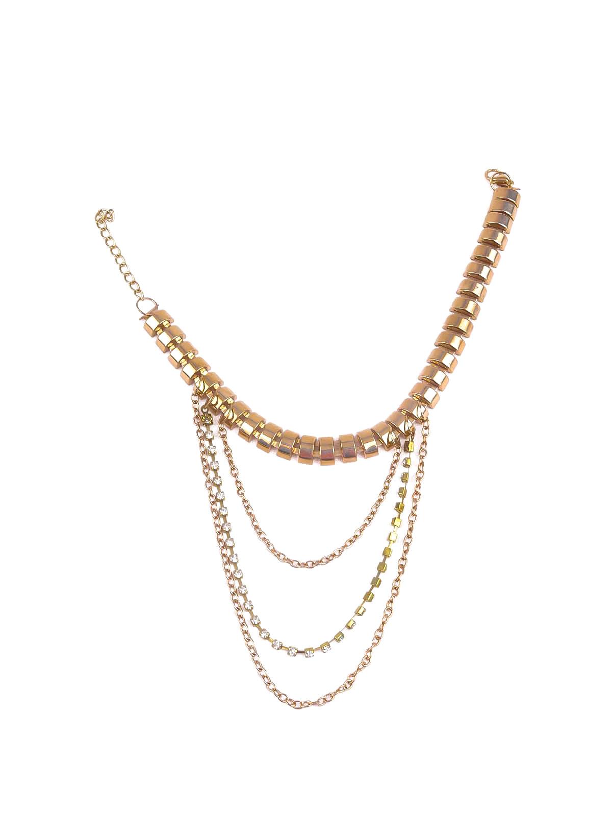 Women's Gold Layered Ankle Chain - Odette