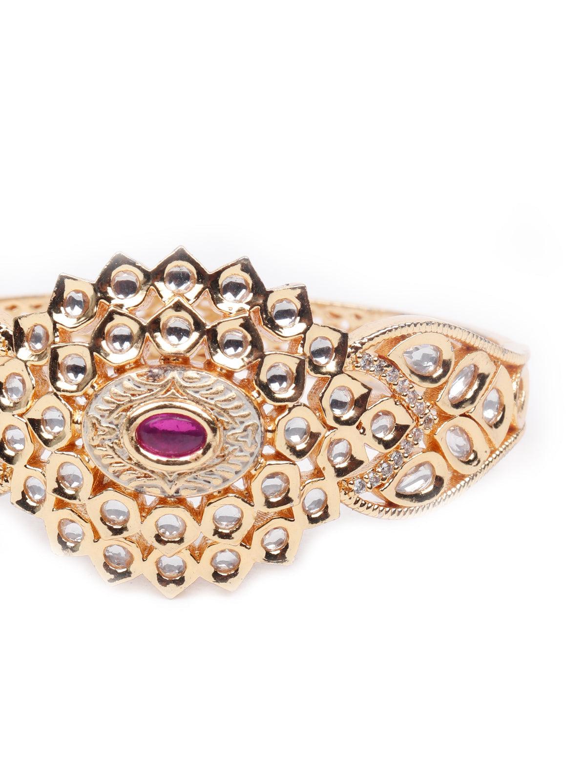 Women's Gold Studded Bracelet G - Odette