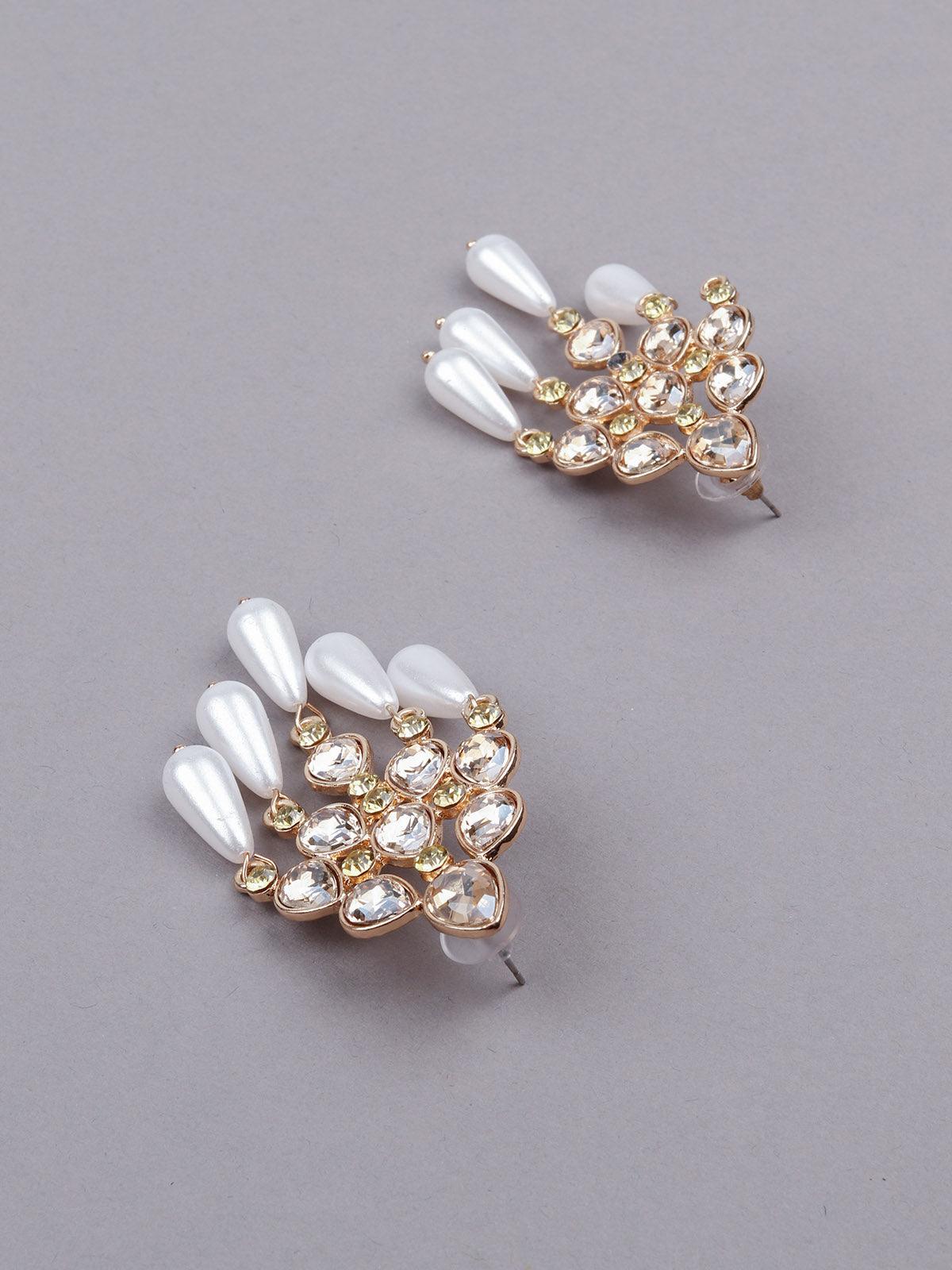 Women's Gold-Tone Chandelier Drop Earrings - Odette