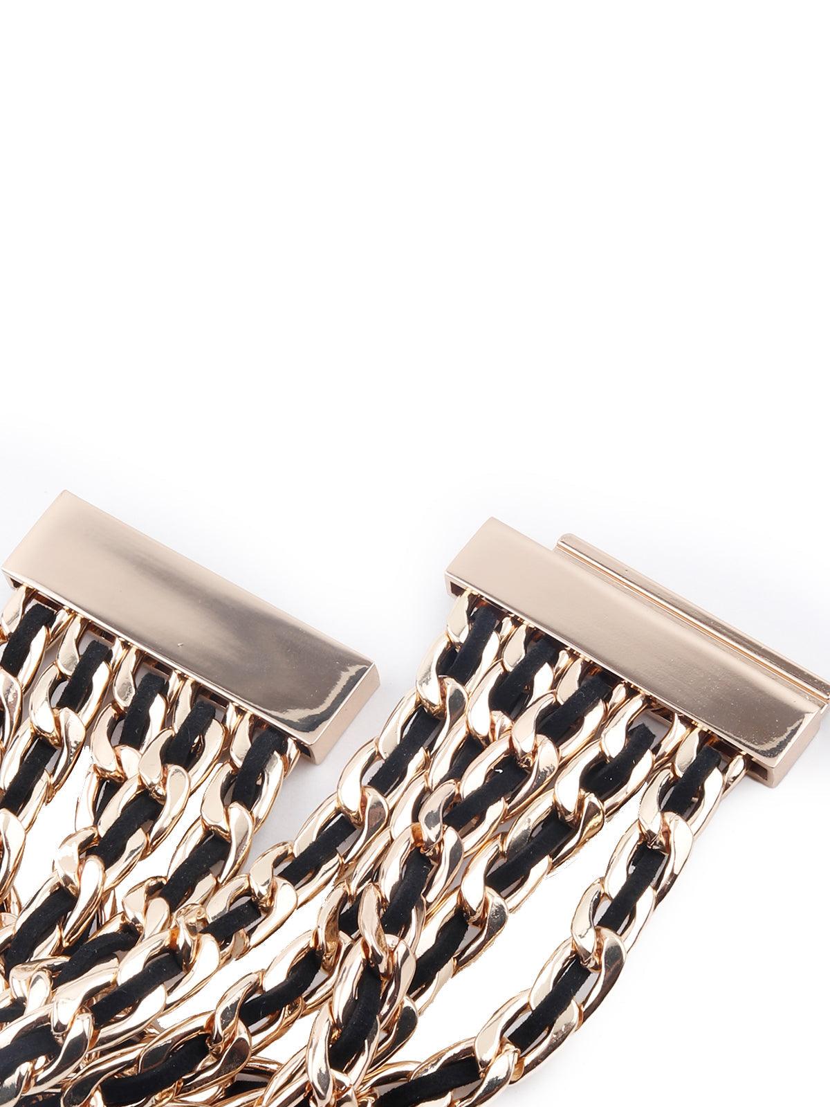 Women's Gold-Tone Chunky Statement Bracelet - Odette