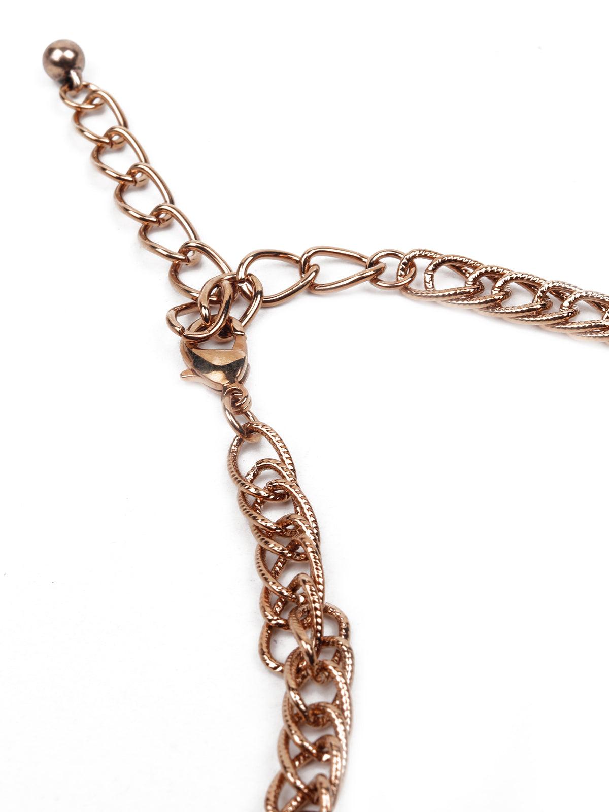 Women's Gold-Tone Embellished Statement Necklace - Odette