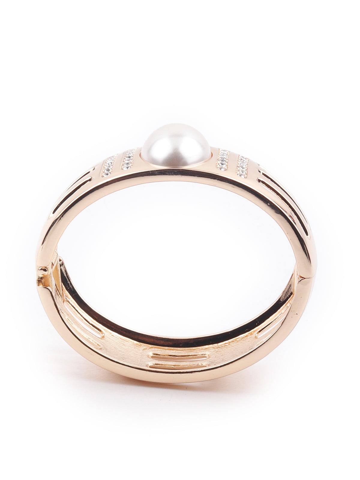 Women's Gold-Tone Statement Embellished Bracelet For Women - Odette